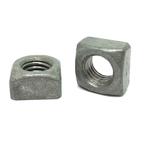 Boltsandnuts.Com 5 Pieces 3/4in-10 Steel Square Nuts Galvanized, 5PK 75CSQN2G-5